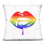 Amaya | Retro Puckered Rainbow Lips Cosmetic Kiss
