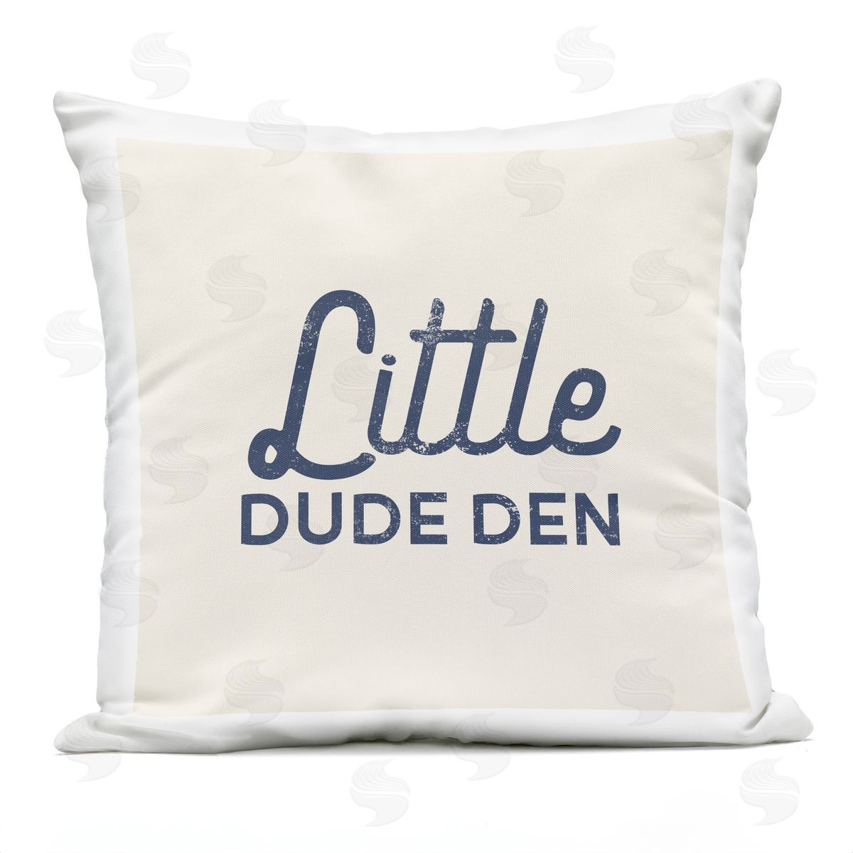Little Dude Den Phrase Outdoor Printed Pillow, Home Decor by Stupell Studio