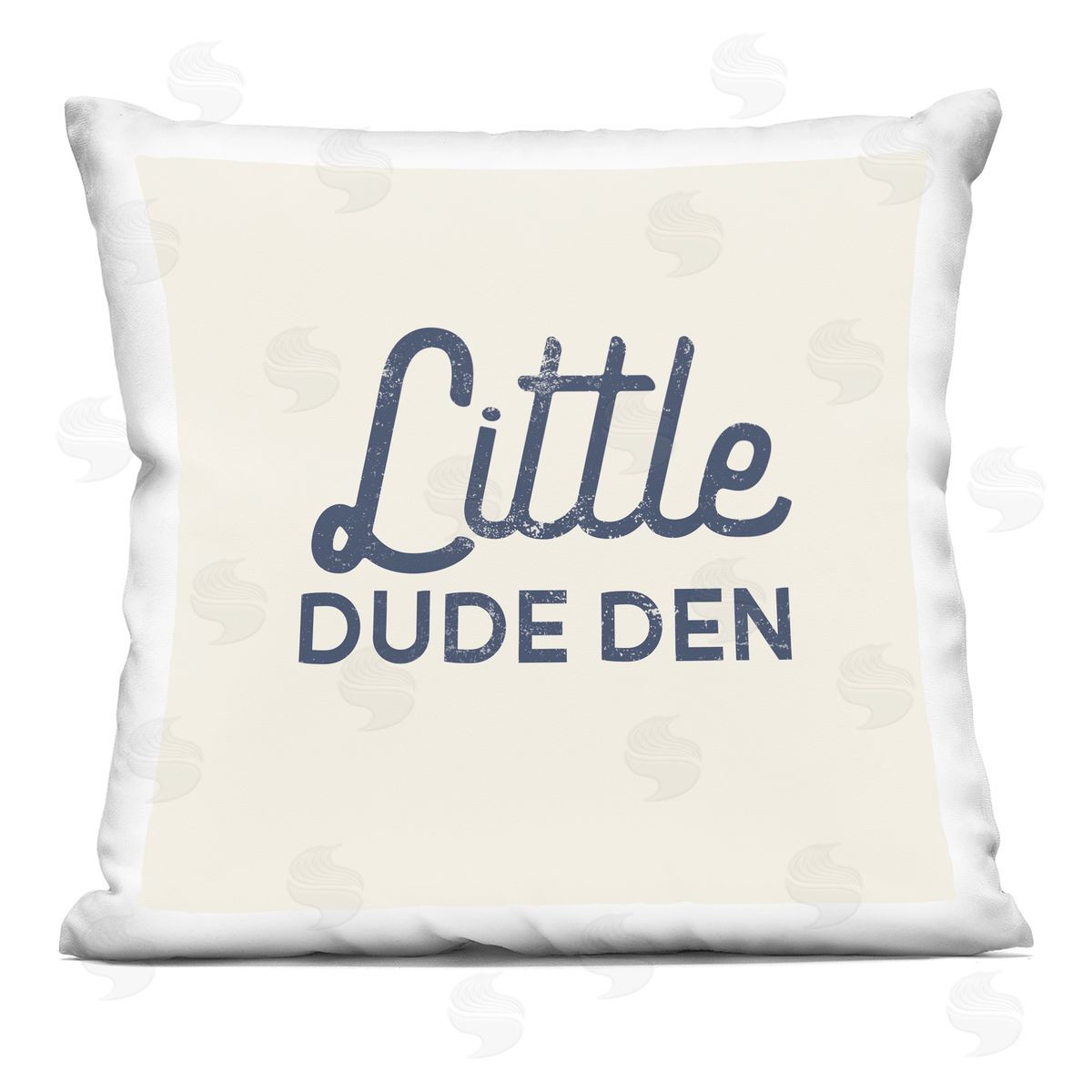 Little Dude Den Phrase Decorative Printed Pillow, Home Decor by Stupell Studio