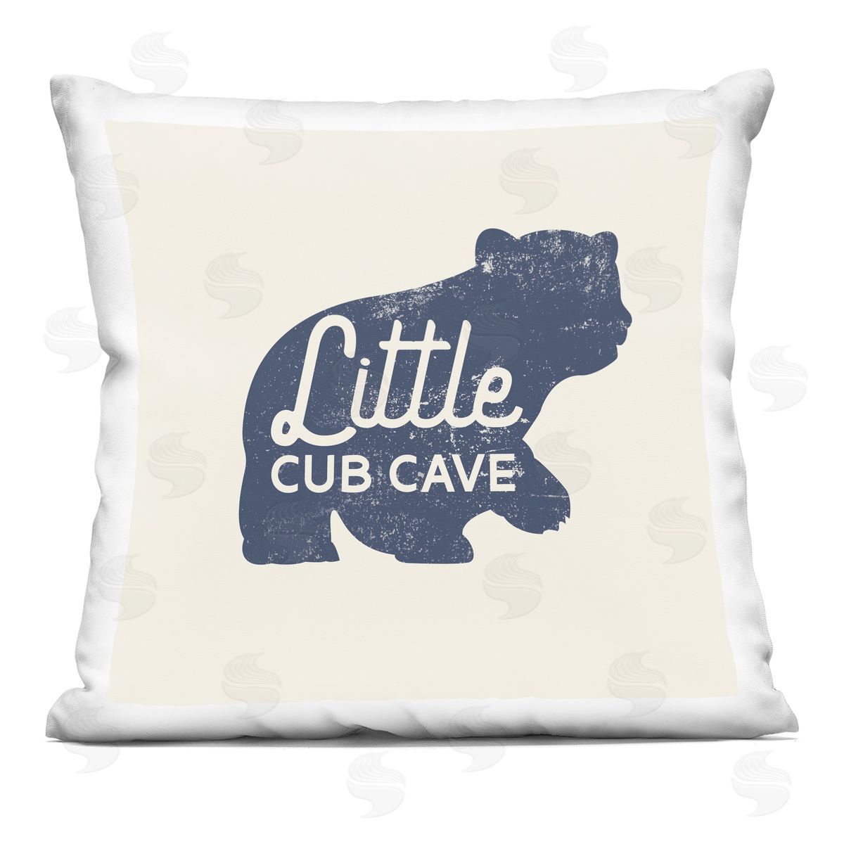 Little Cub Cave Kids Bear Decorative Printed Pillow, Home Decor by Stupell Studio