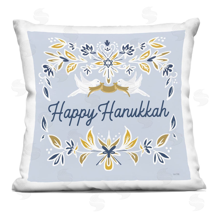 House Fenway | Happy Hanukkah Doves Phrase