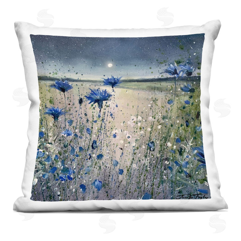 Jennifer Taylor Art | Moonlit Lake Meadow Flowers