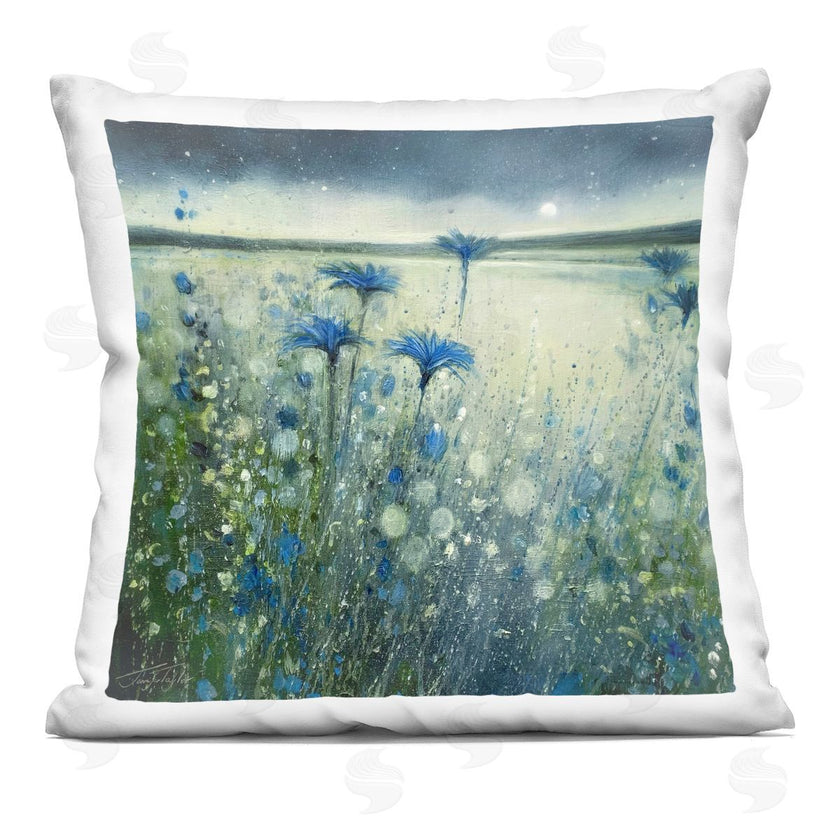 Jennifer Taylor Art | Blooming Flowers Night Moon