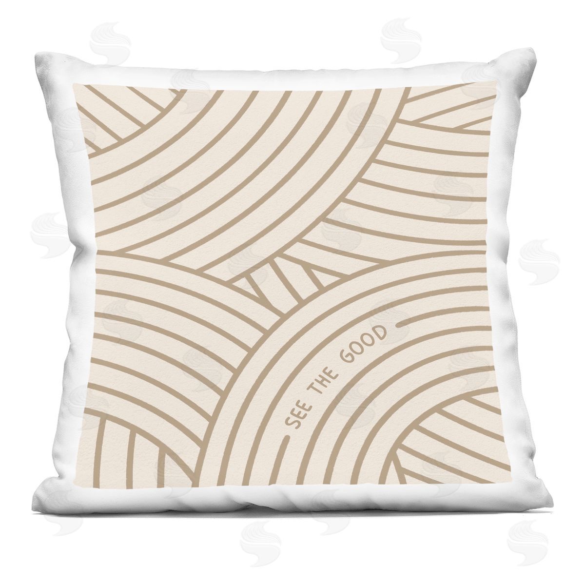 See The Good Striped Phrase Decorative Printed Pillow, Home Decor by Jalynn Heerdt