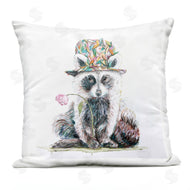 Kamdon Kreations | Raccoon Hat Pink Flower