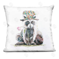 Kamdon Kreations | Raccoon Hat Pink Flower