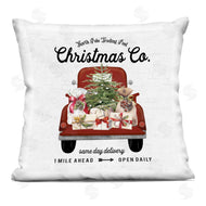 Lettered and Lined | Vintage Christmas Truck Sign