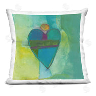 Michelle Oppenheimer | Green Abstract Heart Shape