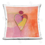 Michelle Oppenheimer | Vivid Orange Heart Circle
