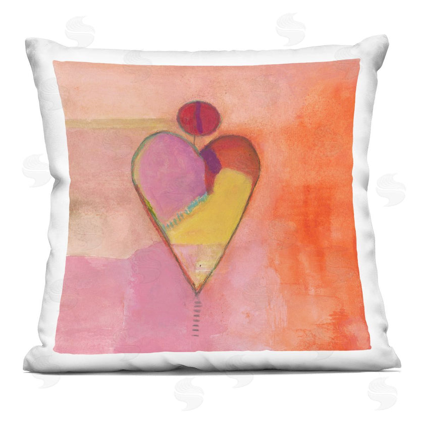 Michelle Oppenheimer | Vivid Orange Heart Circle
