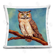 Alpenglow Workshop | Owl Perched Blue Wildlife