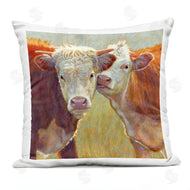 Rita Kirkman | Country Farm Cows Kiss