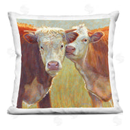 Rita Kirkman | Country Farm Cows Kiss