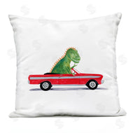 Rachel Nieman | Happy Dinosaur Driving Car