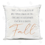 Soulspeak & Sawdust | Hello Beautiful Fall Autumn Phrase