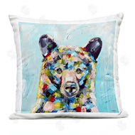 Jen Seeley | Bold Blue Kaleidoscopic Bear