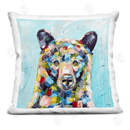 Jen Seeley | Bold Blue Kaleidoscopic Bear