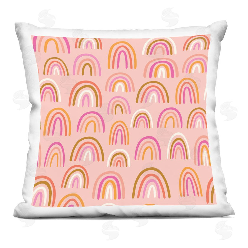 Taylor Shannon Designs | Pink Asymmetrical Rainbows Pattern