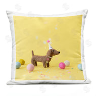 Lemon & Sugar | Happy Yellow Party Hat Dog