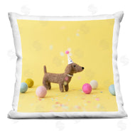 Lemon & Sugar | Happy Yellow Party Hat Dog