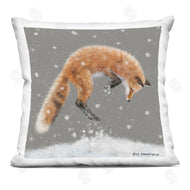 Roy Thompson | Jumping Fox Snowy Winter Scene