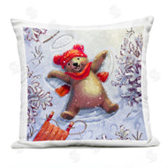Pip Wilson | Snow Angel Bear Smiling Winter