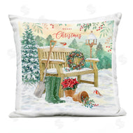 Jane Sunner | Merry Christmas Winter Garden Scene