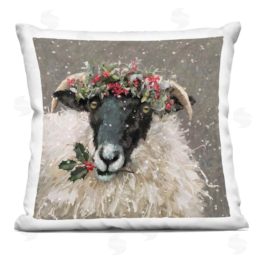 Pip Wilson | Snowy Holiday Sheep Holly