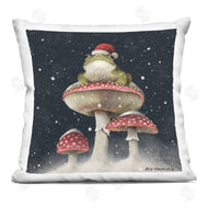 Roy Thompson | Toad Atop Mushrooms Holiday Nature