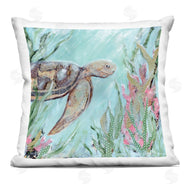 Amanda Hillburn | Underwater Turtle Seaweed Swimming