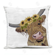 Ashley Justice | Farm Cattle Sunflower Blooms