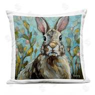 Andrea Lavery | Modern Botanical Rabbit Portrait