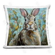 Andrea Lavery | Modern Botanical Rabbit Portrait