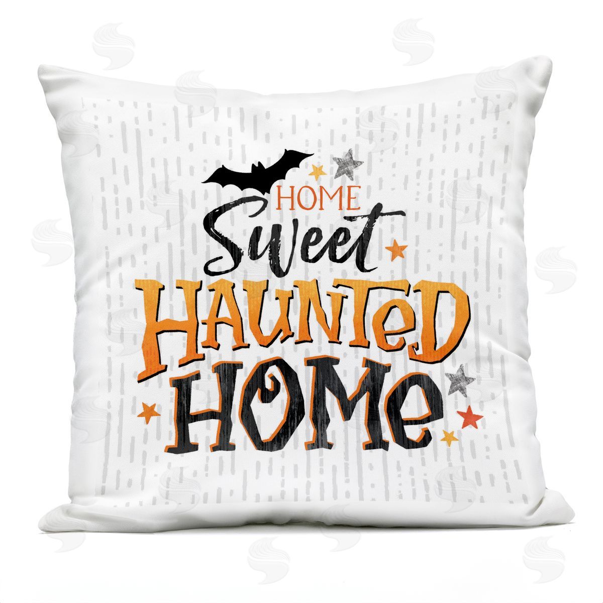 Sweet Haunted Home Halloween Patterned Outdoor Printed Pillow, Home Decor by Courtney Morgenstern