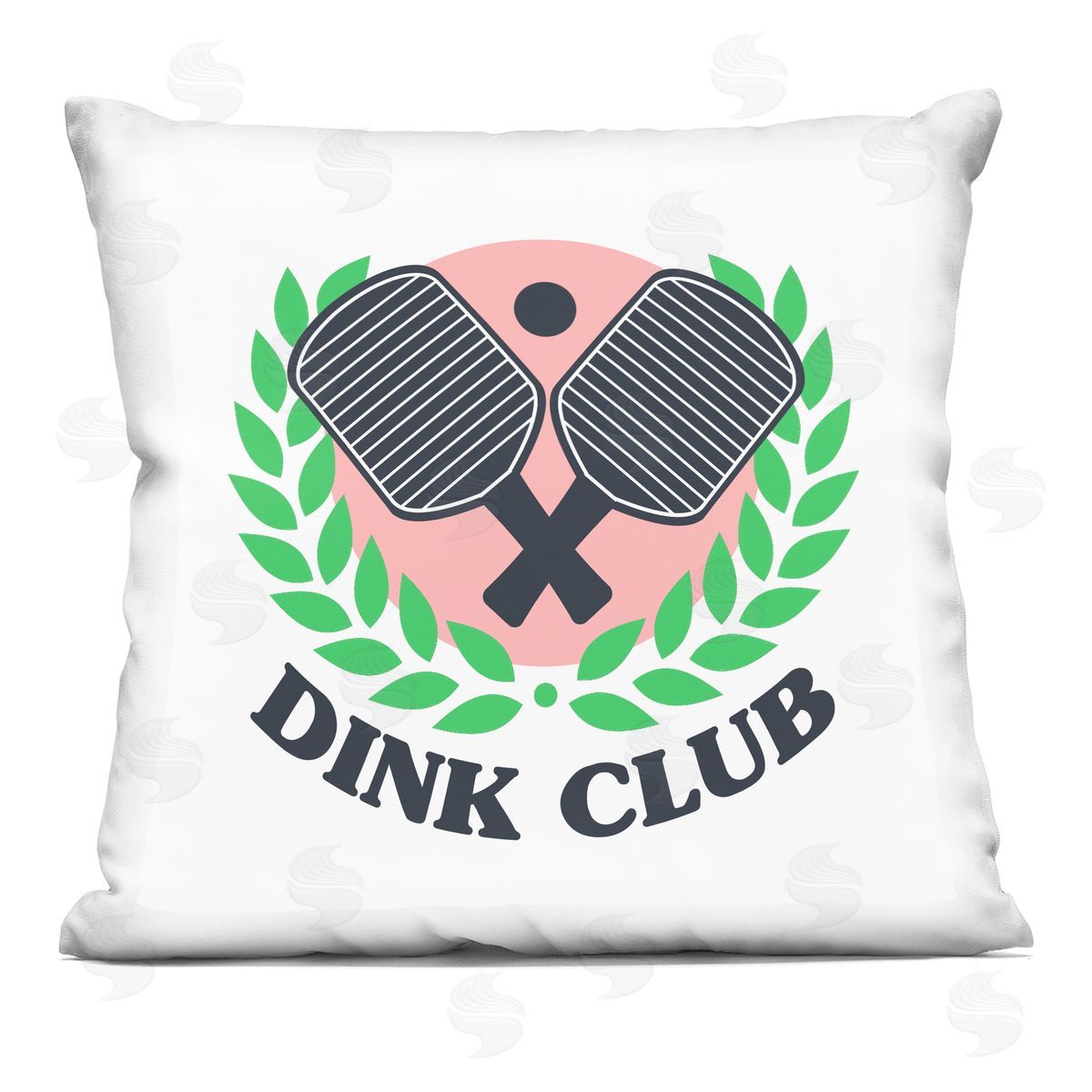 Dink Club Ping Pong Phrase Decorative Printed Pillow, Home Decor by Stupell Studio
