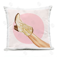 Ziwei Li | Cowgirl Boot Pink Circle