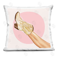 Ziwei Li | Cowgirl Boot Pink Circle