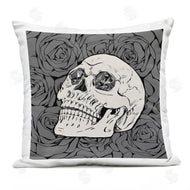 Ziwei Li | Monochrome Goth Skull Roses