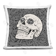 Ziwei Li | Monochrome Goth Skull Roses