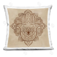 Ziwei Li | Ornate Brown Hamsa Pattern