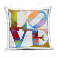 Jamie MacDowell | Rainbow Love Distressed Letters