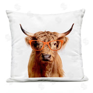 Karen Smith | Fun Highland Cattle Orange Glasses