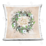 Kelley Talent | Joy To The World Pine Wreath
