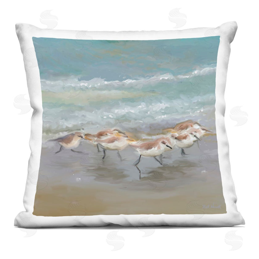 Rick Novak | Sandpiper Birds Beach Waves