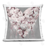 Lindsay Rodgers | Pink Rose Blooms Heart