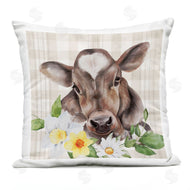 Lux + Me Designs | Tartan Calf Cow Daffodil Blooms