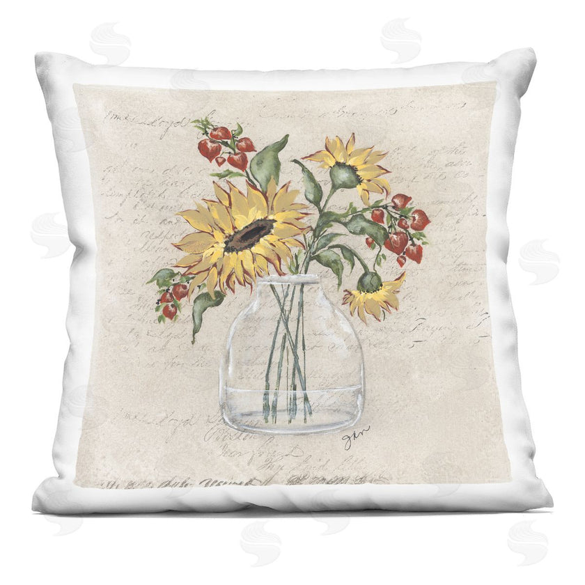 Julie Norkus | Autumn Sunflowers Vintage Vase