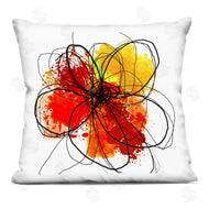 Irena Orlov | Abstract Chaotic Red Flower Lines