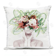 Irena Orlov | Green Accent Floral Girl