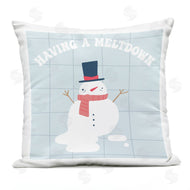 Stupell Studio | Having A Meltdown Funny Snowman